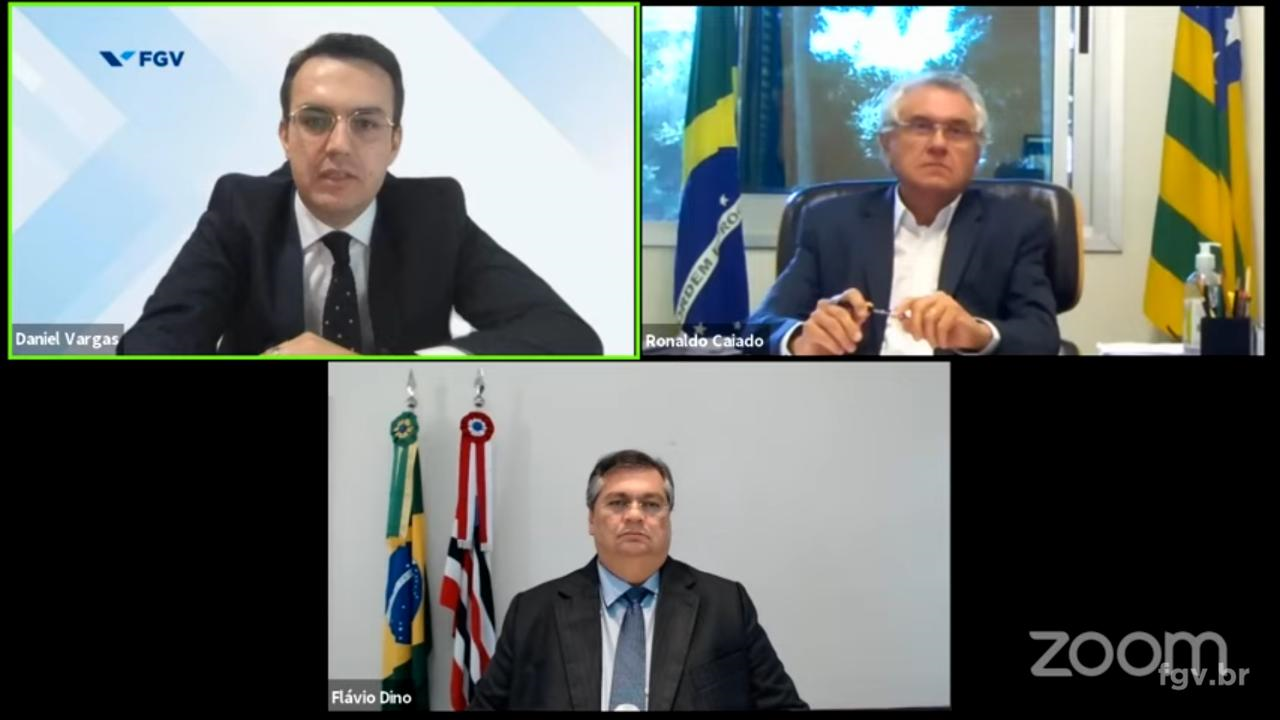 Governadores Ronaldo Caiado e Flávio Dino