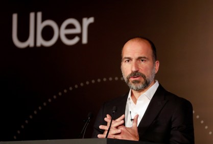 O presidente da Uber, Dara Khosrowshahi