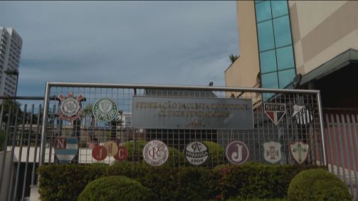 Fachada da Federação Paulista de Futebol (07.mai.2020)