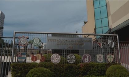 Fachada da Federação Paulista de Futebol (07.mai.2020)