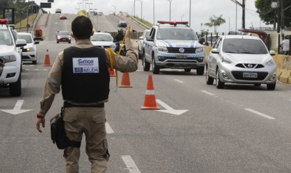 Belém inicia bloqueio de ruas e avenidas durante o lockdown