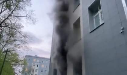 Incêndio atinge hospital que trata pacientes com Covid-19 em Moscou