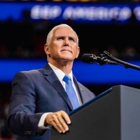 O vice-presidente dos Estados Unidos, Mike Pence