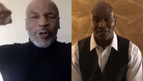 Mike Tyson e Evander Holyfield 