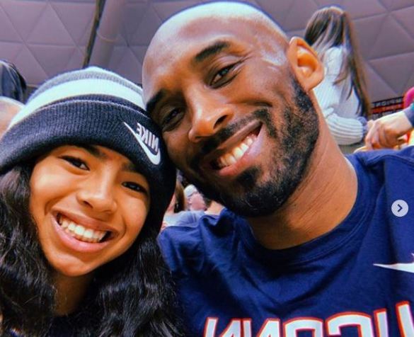 Kobe Bryant e a filha Gianna, mortos em acidente de helicóptero em janeiro de 2020 / Foto: Instagram/ Reprodução