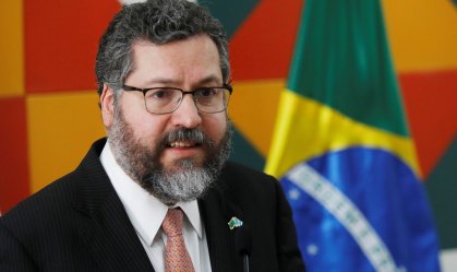 O ministro das Relações Exteriores, Ernesto Araújo 