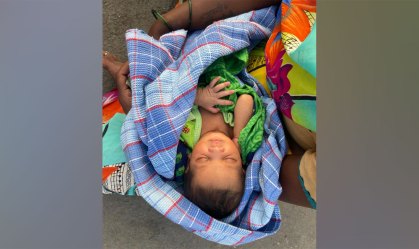 Fugindo da pobreza, indiana dá à luz e caminha por 160 km com o bebê