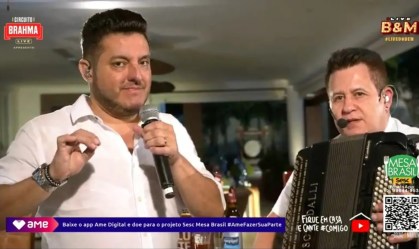 Confira a agenda de lives deste final de semana