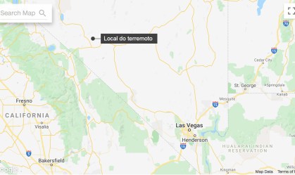 Terremoto de magnitude 6,4 atinge Nevada, nos Estados Unidos