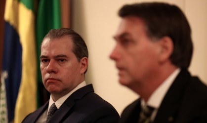 Dias Toffoli e Jair Bolsonaro