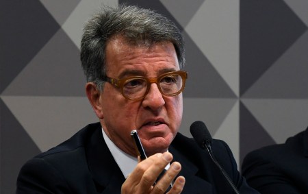 Paulo Marinho durante a CPMI das Fake News no Senado Federal