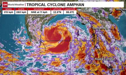 Além da Covid-19, Índia e Bangladesh sofrem com a chegada de um poderoso ciclone