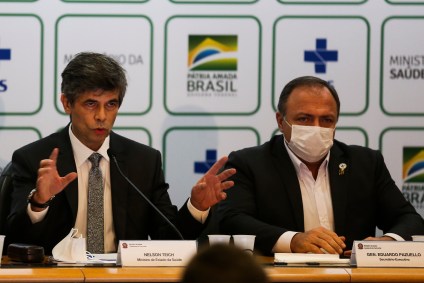 Nelson Teich e Eduardo Pazuello
