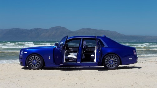 Carro modelo Phantom, da Rolls-Royce