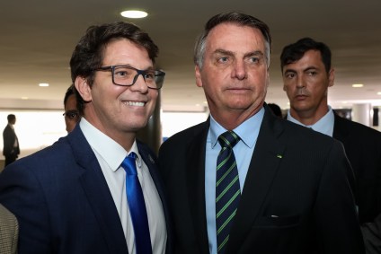Mario Frias e Jair Bolsonaro