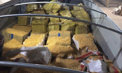 PF e PRF fazem maior apreensão de drogas da história no Brasil