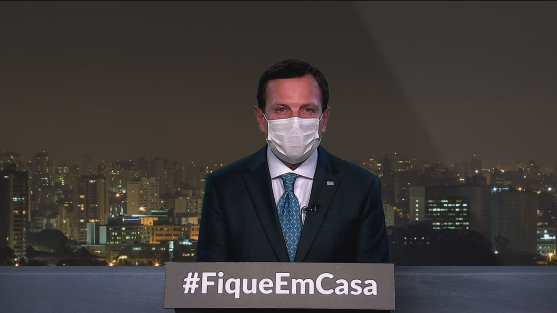 Governador de São Paulo, João Doria, em entrevista para a CNN (21.mai.2020)