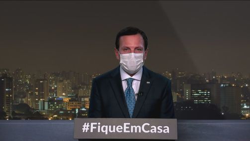 Governador de São Paulo, João Doria, em entrevista para a CNN (21.mai.2020)