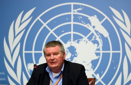 O diretor-executivo de emergência em saúde da OMS Michael Ryan