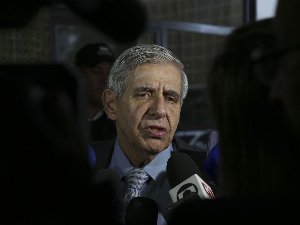 O ministro do Gabinete de Segurança Institucional, general Augusto Heleno