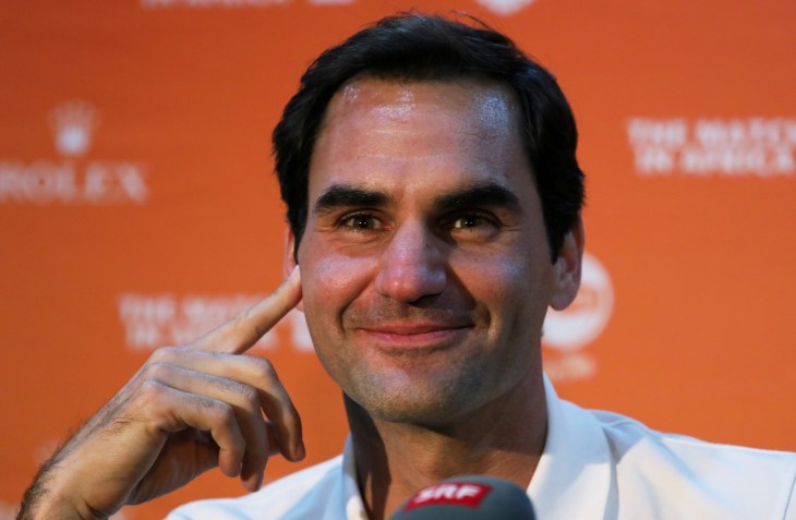 “Não estou treinando no momento porque não vejo razão para isso, para ser honesto”, disse o tenista Roger Federer / Foto: Sumaya Hisham - 05.fev.2020 / Reuters