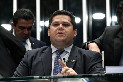 O senador Davi Alcolumbre (DEM-AP)