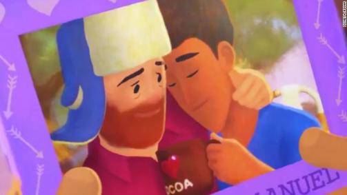Animação "Out" da Pixar. 