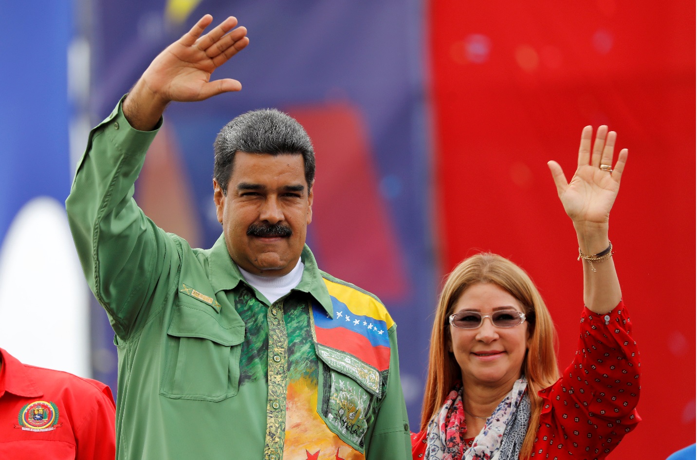 Nicolás Maduro e Cilia Flores