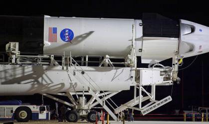 Após adiamento, foguete deve levar astronautas ao espaço neste sábado