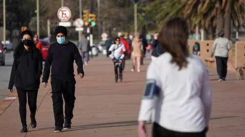 Montevidéu, capital do Uruguai, durante pandemia da Covid-19.