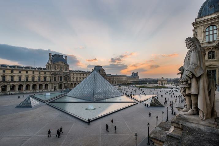 Museu do Louvre, na França / Foto: Divulgação/Museu do Louvre