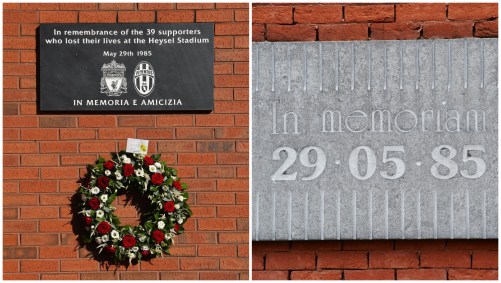 Homenagens de Liverpool e Juventus aos mortos na Tragédia de Heysel