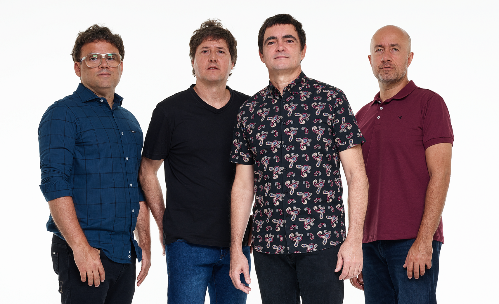 Os integrantes do Skank