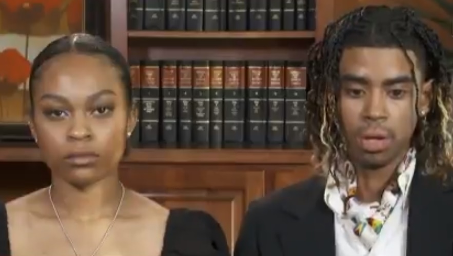 Taniyah Pilgrim e Messiah Young ficaram traumatizados após abordagem policial