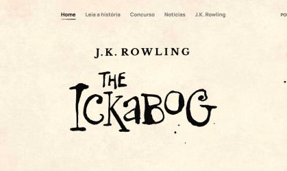 J.K Rowling lança versão em português de livro virtual inédito 