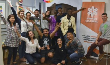 Em escola de idiomas em São Paulo, professores são refugiados