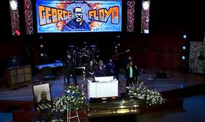 George Floyd é homenageado em cerimônia funeral em Minneapolis