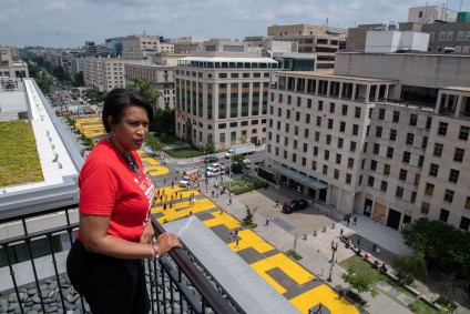 A prefeita de Washington, Muriel Bowser