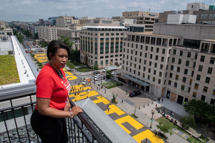 Prefeita de Washington, Muriel Bowser • Foto: Khalid Naji-Allah/Prefeitura de Washington/Divulgação (5.jun.2020)