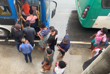 Passageiros de ônibus