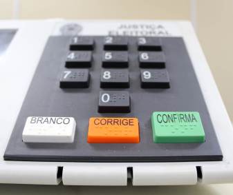 Urna eletrônica que será utilizada nas eleições municipais de 2020