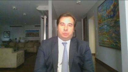 Presidente da Câmara dos Deputados, Rodrigo Maia (DEM-RJ), em entrevista para a