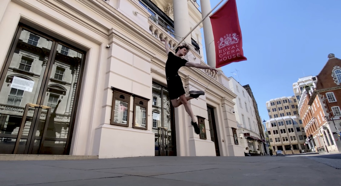 Bailarino William Bracewell, do Balé Real do Reino Unido