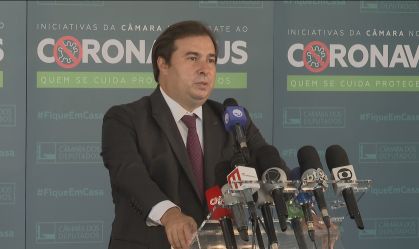 Maia: Câmara votará urgência sobre projeto de transparência de dados da Covid-19