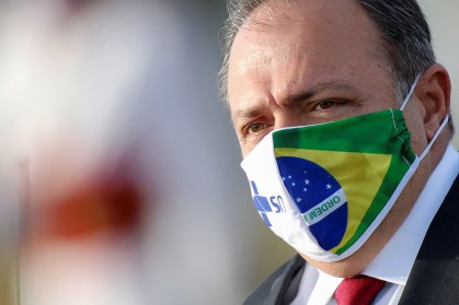 O ministro interino da Saúde, Eduardo Pazuello