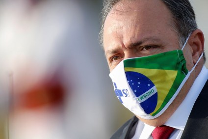 O ministro interino da Saúde, Eduardo Pazuello