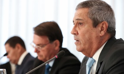 O ministro da Casa Civil, general Braga Netto