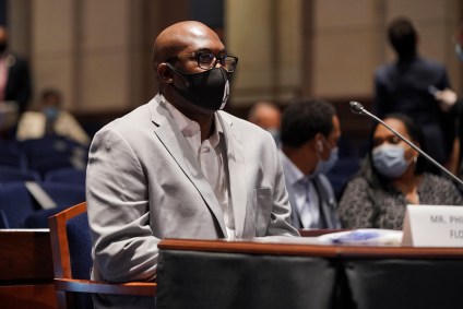 Philonise Floyd fala em audiência da Comissão Judiciária da Câmara dos Deputados