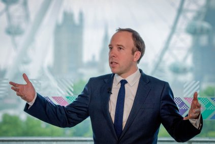 O ministro da Saúde do Reino Unido, Matt Hancock