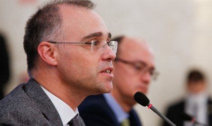 O ministro da Justiça e Segurança Pública, André Mendonça